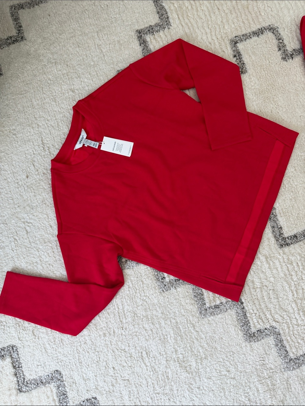 SPANX Air Essentials Red Two-Piece Set - Picture 8 of 8